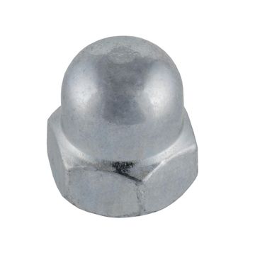 Dome nuts zinc plated 3mm 18pc standers