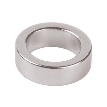 Magnet rings neodym silver colour 12.0x8.5mm 6pc