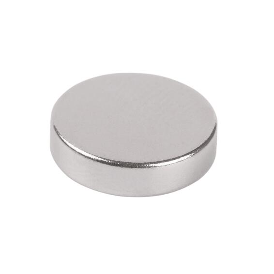Magnet discs neodym silver colour 12mm 6pc