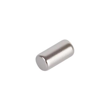 Magnet cylinders neodym silver colour 4.0x8.0mm 10pc
