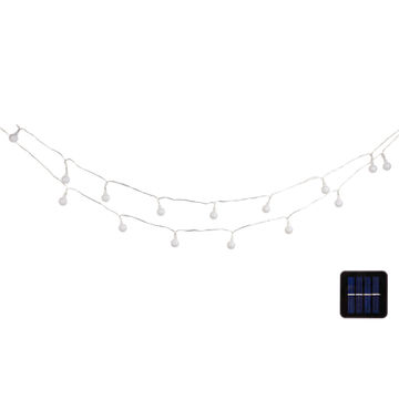 Inspire Solar garland 50xled bulbs wh 9,5m