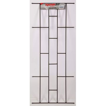 Burglar bar 530x1270mm brick bronze xpanda