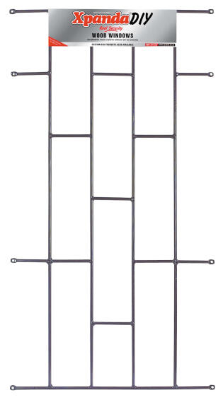 Burglar bar 530x1000mm brick white xpanda