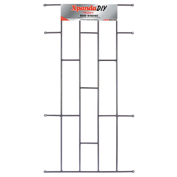 Burglar bar 530x1000mm brick white xpanda