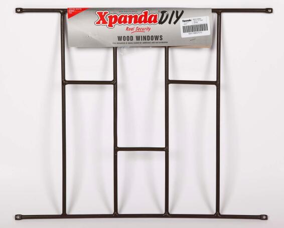 Burglar bar 530x450mm brick bronze xpanda