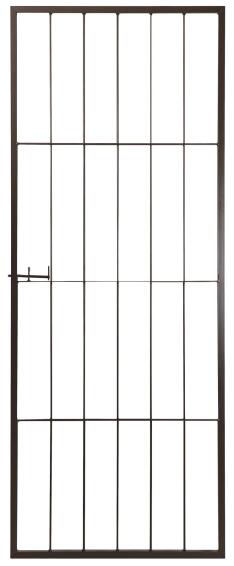 Security Shootbolt Gate Xpanda 770Mmx1950Mm Bronze