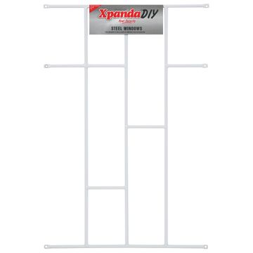 Burglar bar 550x700mm brick white xpanda