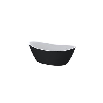 Cancun Freestanding Bathtub Black  W169cmxD79cmxH60cm