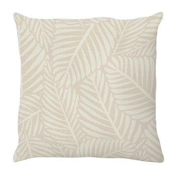 Naterial Deco Cushion Jungle Polycotton 45x45cm Beige Cream