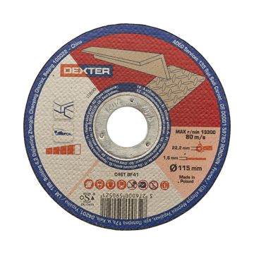 Cutting Disc Dexter Aluminium 115X1,6X22,2Mm