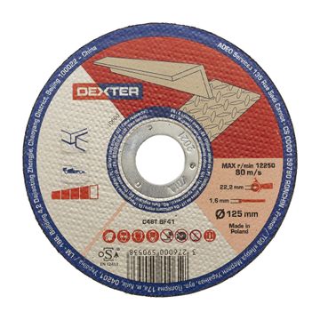 Cutting Disc Dexter Aluminium 125X1,6X22,2Mm
