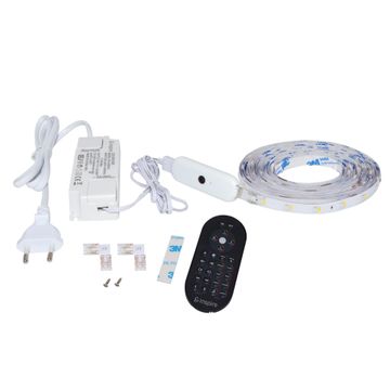 Kit 5m led ribbon rgbw ic music 620lm/m