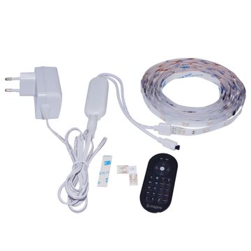 Kit 5m led ribbon rgb ic music driver rc