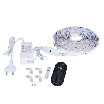 Kit 10m led ribbon rgbw ic music 620lm/m