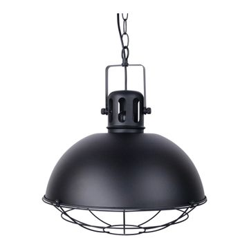 Inspire POWE Pendant with Grid  metal black