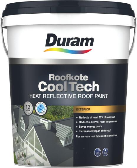 Duram roof paint Acrylic Roofkote CoolTech Atlantic Grey 20L