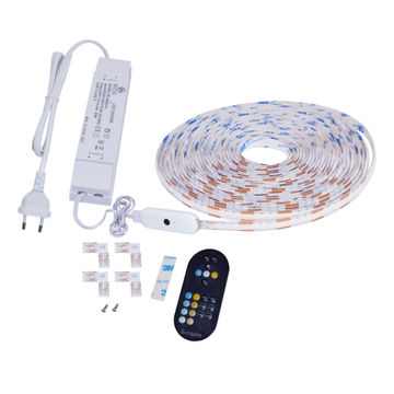Kit 10m cob led ribbon cctdim 2700-6500k