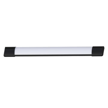 Slim batten led int 1500lm 4000k black 6