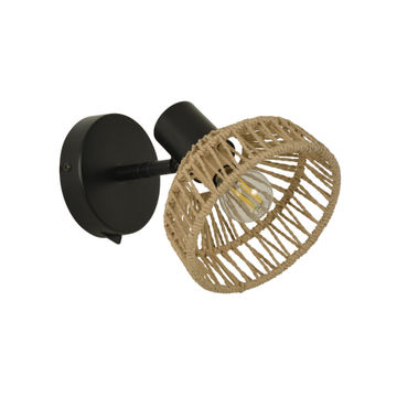 WALL LAMP ROPE NATURAL E14X1 INSPIRE