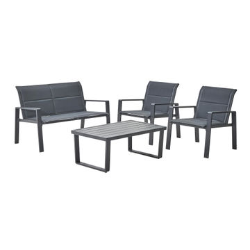 PROMO SOFA SET ARAMIS 4PDARK GREY