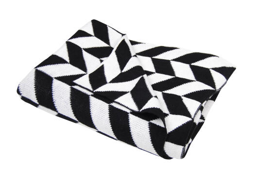 Inspire  throw pio black&white 130x180cm