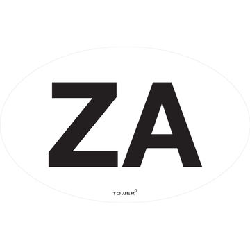 ZA identification vehicle decal  tower 95x152mm