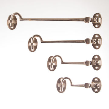 Cabin hook satin nickel 75mm L&B security