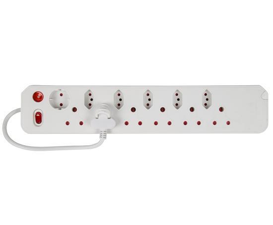 Multi-plug with switch DIGITECH 12 way