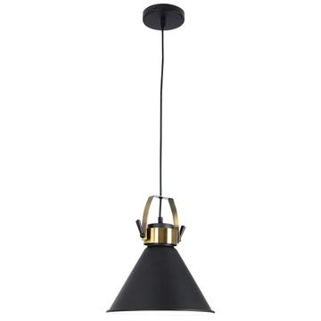 Pendant lighting Iron BRIGHTSTAR black with gold