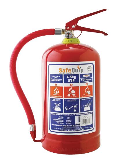 Fire extinguisher & bracket SAFE QUIP 4.5kg