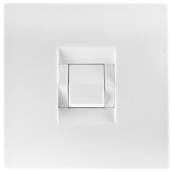 Switch isolator TOPAZ white 2 pin 30Amp 4x4