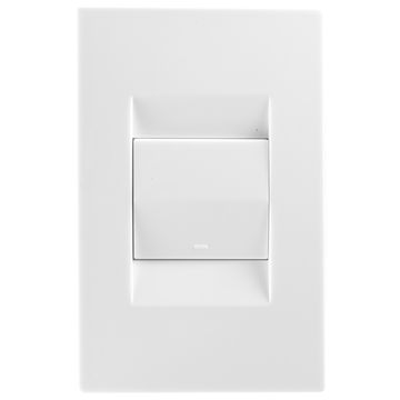 Switch TOPAZ white 1 lever 1 way 2x4