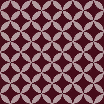 Wall Tile Burgundy Blossom Talavera 20X20Cm