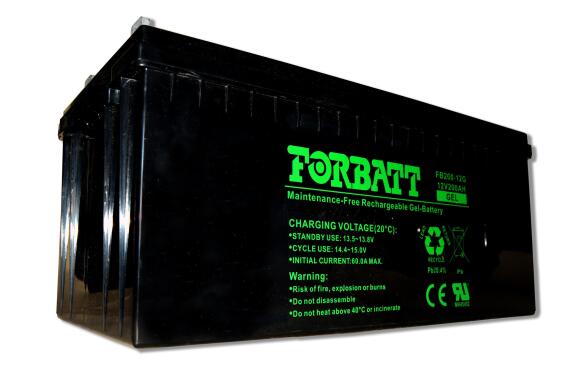 Forbatt 12V 200Ah Gel-Battery