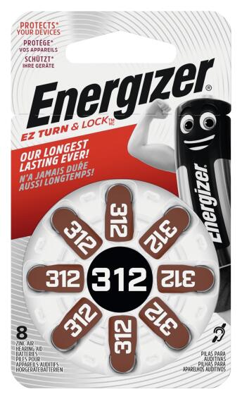 battery hearing aid zinc 8 pck
