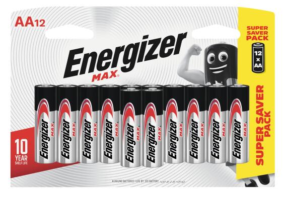 battery alkaline aa 12 pck