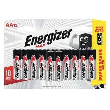 battery alkaline aa 12 pck