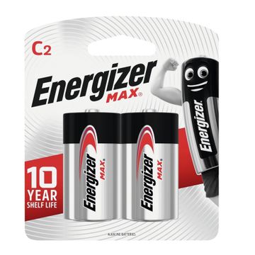 battery alkaline c 2 pck