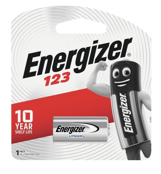 Battery ENERGIZER 123 lithium