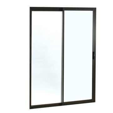 IBuild Aluminium 1 Panel Sliding Door Bronze W2700 x H2100mm