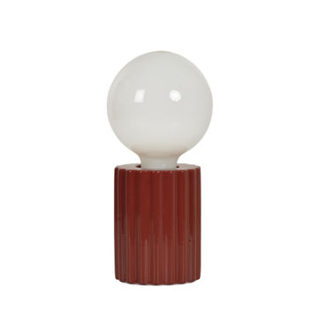 TABLE LAMP CERAMIC GLOSSY COCKTAIL1 E27X