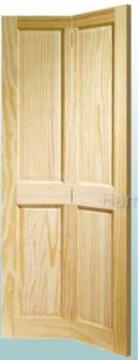 Interior Door Bifold Pine 4 Panel - w813xh2032mm