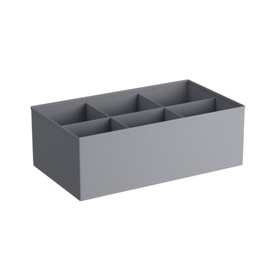 Spaceo storage basket grey large