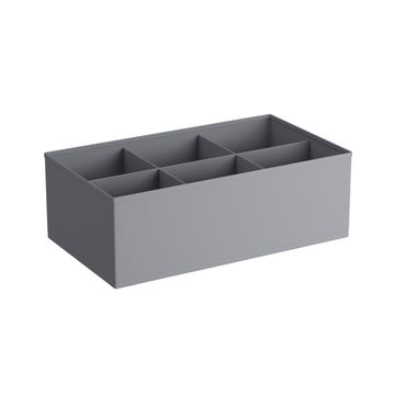 Spaceo storage basket grey large