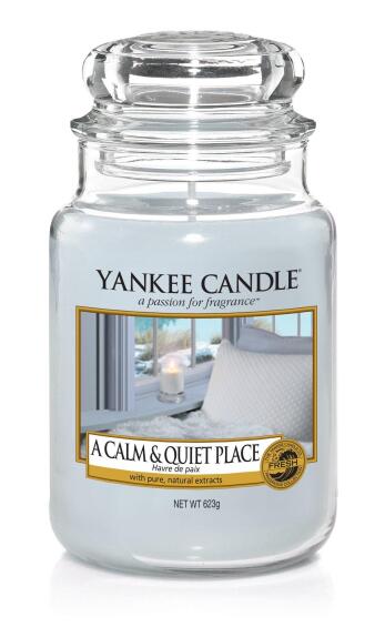 Candle Jar Large A Calm & Quite Place Yankee