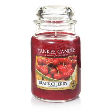 Candle Jar Large Black Cherry Yankee