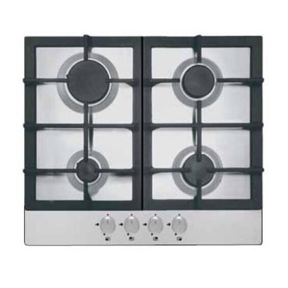 Glem Kitchen 4 Burner Gas Stove 60Cm Stainless Steel 