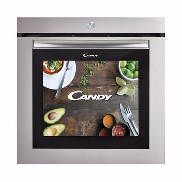 Candy Electric Oven 60Cm Multifunction Touch Screen Inox Wi Fi Soft Close Stainless Steel
