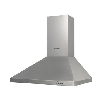 Candy Kitchen Extractor Cooker Hood Wall Mounted Pyramid Shape 60 Cm Stainless Steel