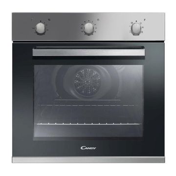 Candy Electric Oven 60Cm 3 Knobs 8 Functions Inox Fan Stainless Steel